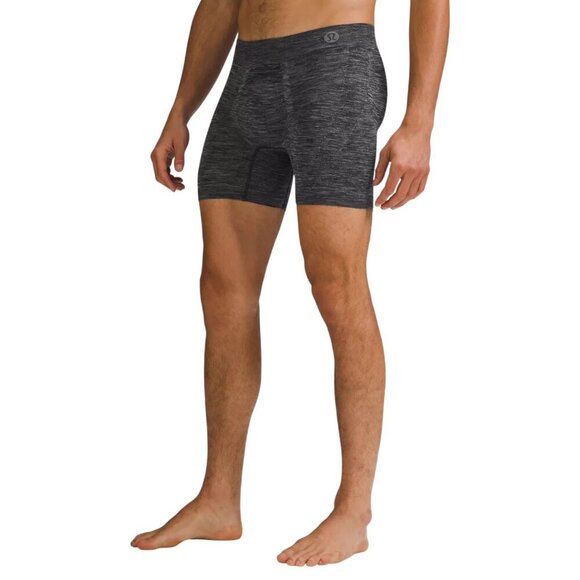 LULULEMON Rapid Vent Tech 2-Pack heathered green & black boxer 5" medium - Picture 2 of 10